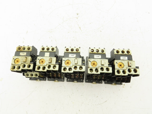 Fuji Electric TR-0N/3 Thermal Overload Relay 0.48-0.72A 600VAC Lot of 5