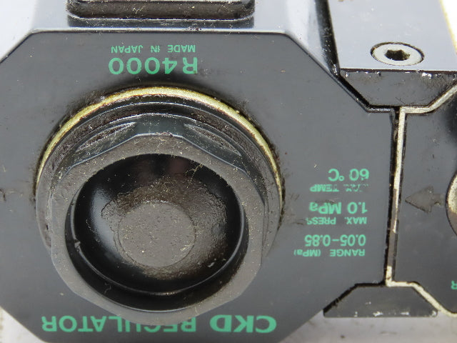CKD R4000-10 / F4000-10-F Air Line Filter Regulator Combo 3/8"