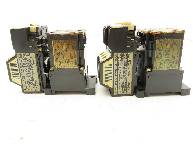 Fuji Electric SJ-0G/UL Magnetic Contactor W/Overload Relay 0.64-0.96A Lot of 2