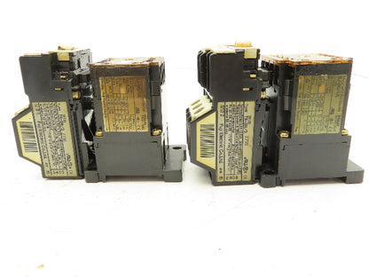 Fuji Electric SJ-0G/UL Magnetic Contactor W/Overload Relay 0.64-0.96A Lot of 2