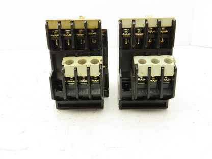 Fuji Electric SJ-0G/UL Magnetic Contactor W/Overload Relay 0.95 -1.45A Lot of 2