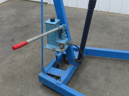 Morse 400A-60 Drum Handler Hydraulic Hand Pump 800 lbs 72" Pour Height 360°