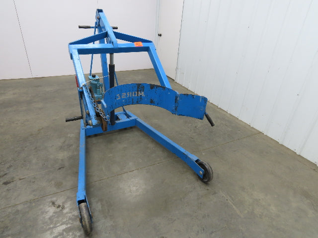 Morse 400A-60 Drum Handler Hydraulic Hand Pump 800 lbs 72" Pour Height 360°