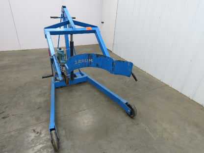 Morse 400A-60 Drum Handler Hydraulic Hand Pump 800 lbs 72" Pour Height 360°