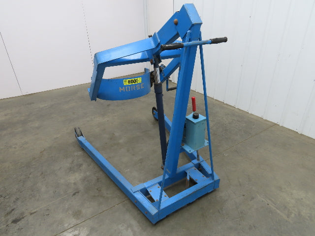 Morse 400A-60 Drum Handler Hydraulic Hand Pump 800 lbs 72" Pour Height 360°