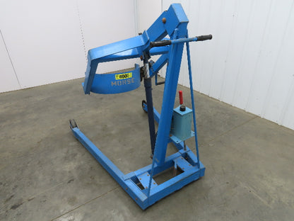 Morse 400A-60 Drum Handler Hydraulic Hand Pump 800 lbs 72" Pour Height 360°