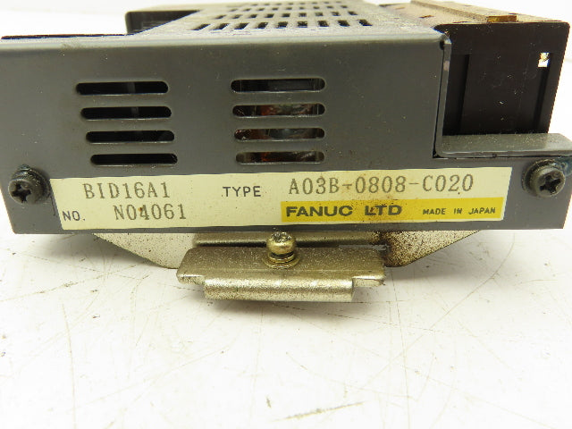 Fanuc A03B-0808-C020 Base Unit DC Input Module