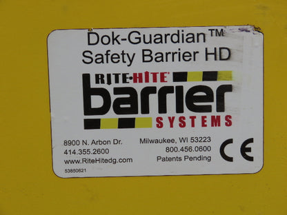 Rite Hite Dok Guardian Retractable Dock Safety Barrier Stops 30000lbs