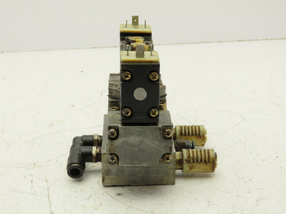 CKD 4F440-L Pneumatic Solenoid Valve 5 Port 3-Pos 24VDC