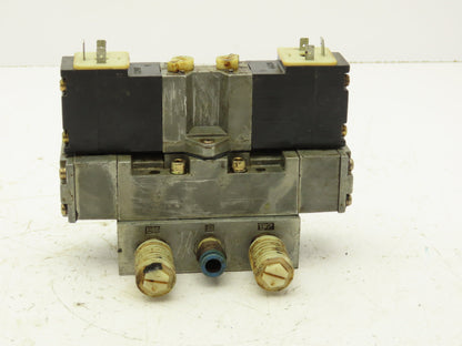 CKD 4F440-L Pneumatic Solenoid Valve 5 Port 3-Pos 24VDC
