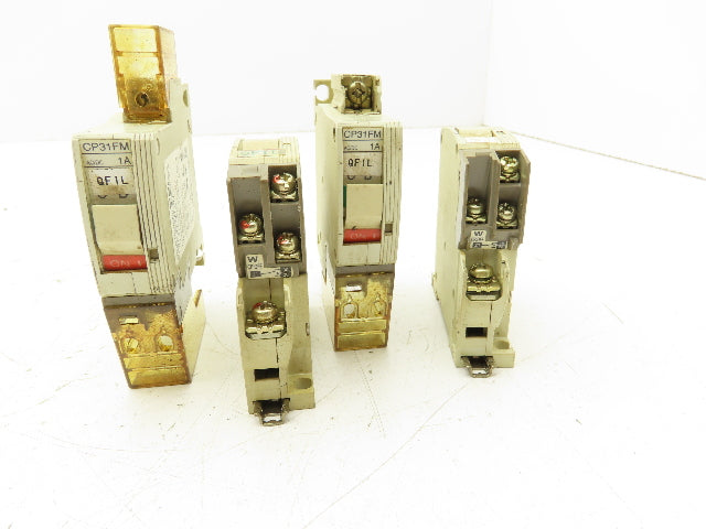 Fuji Electric CP31FM/1W Circuit Protector 1 Pole 240V 1A Lot of 4