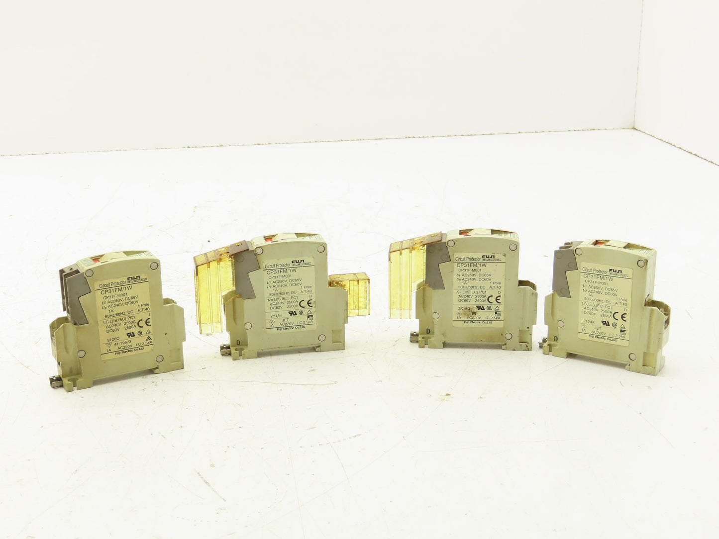 Fuji Electric CP31FM/1W Circuit Protector 1 Pole 240V 1A Lot of 4