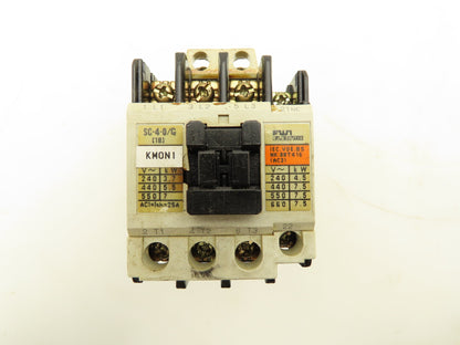 Fuji Electric SC-4-0/G Contactor 3PH 600V 20A Lot of 8