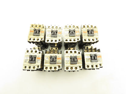 Fuji Electric SC-4-0/G Contactor 3PH 600V 20A Lot of 8