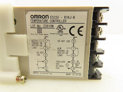 Omron E5CSV-R1KJ-W Digital Temperature Controller 100-240VAC 5VA 50/60HZ