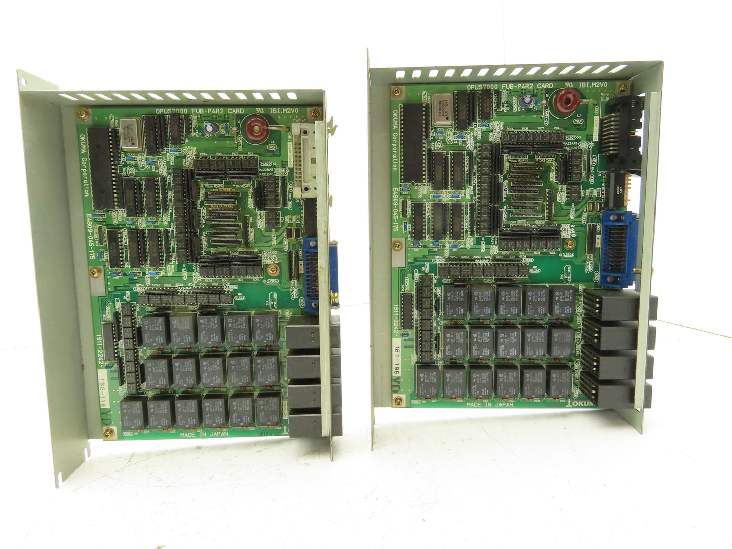Okuma FUB-P4R2 PLC Servo Board Module Lot of 2