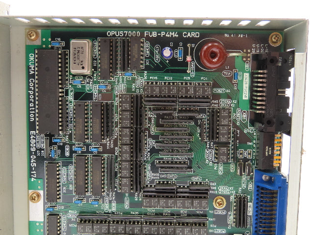 Okuma FUB-P4M4 PLC Servo Circuit Board Module Lot of 2