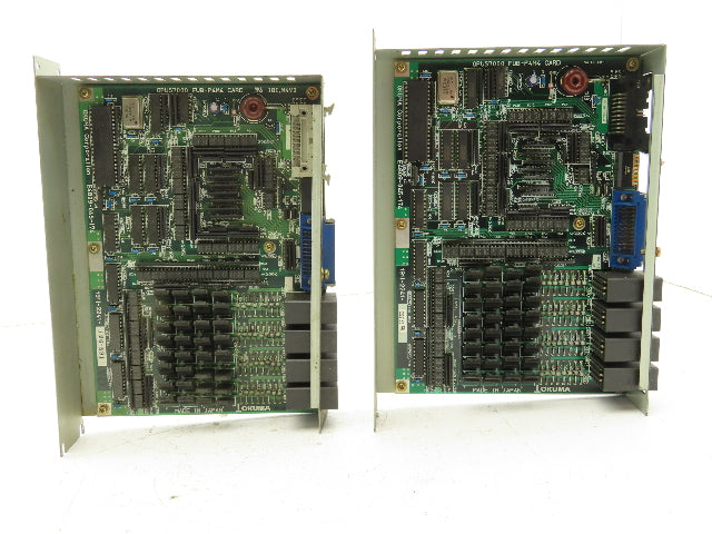 Okuma FUB-P4M4 PLC Servo Circuit Board Module Lot of 2