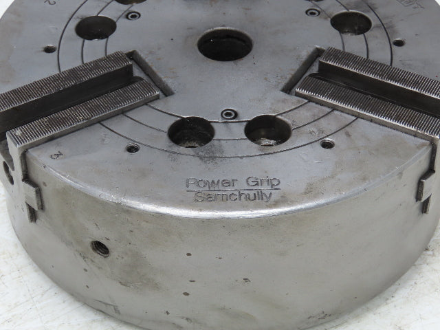 Samchully HC-12 Power Grip CNC Lathe 3-Jaw Chuck 12" Dia 3380 RPM