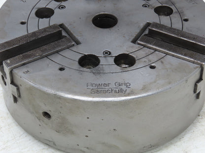 Samchully HC-12 Power Grip CNC Lathe 3-Jaw Chuck 12" Dia 3380 RPM