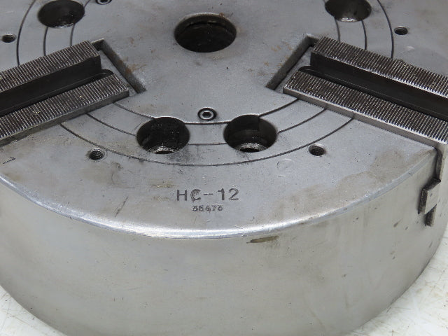 Samchully HC-12 Power Grip CNC Lathe 3-Jaw Chuck 12" Dia 3380 RPM