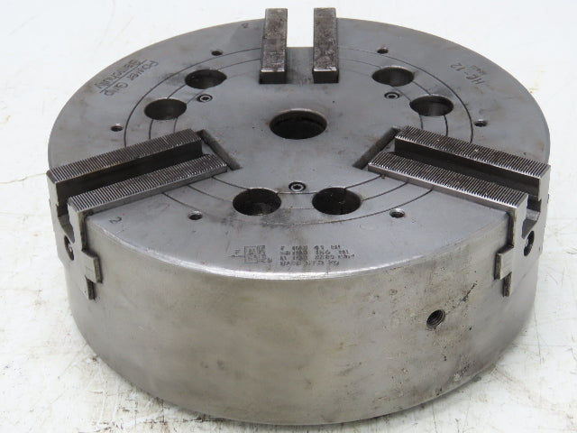 Samchully HC-12 Power Grip CNC Lathe 3-Jaw Chuck 12" Dia 3380 RPM