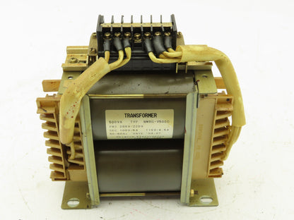 Shimizu Electronics NWBS-V500D Transformer 200/220V Pri 100/110 Sec 500VA