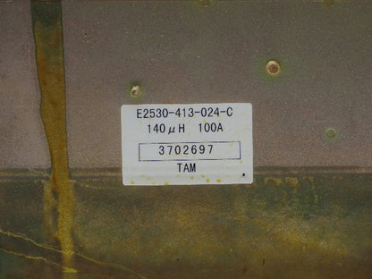 Chuo Electric E2530-413-024-C VFD AC Line Reactor Choke 100A 140uH 200V