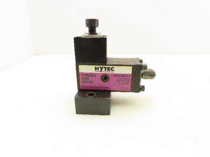 Hytec 100847 SPX Hydraulic Work Support 7500 lbs 5000 PSI Model B 1-3/16" Stroke