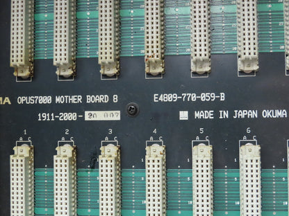 Okuma E7191-855-018-2 Opus7000 CPU Card Slot Chassis Rack W/Motherboard