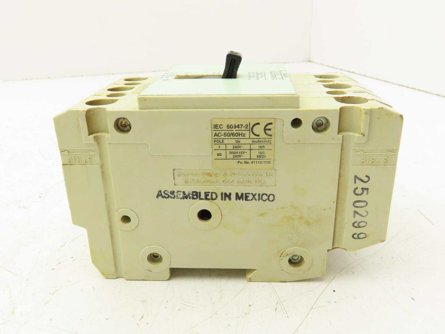 Siemens CQD320 Circuit Breaker 3 Pole 20A 480Y/277 VAC