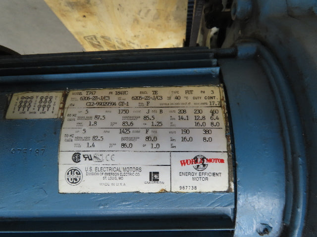 Moehrle B23 Horizontal Drilling Machine 5Hp 230/460V Motor Electro Craft Servo