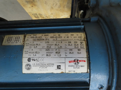 Moehrle B23 Horizontal Drilling Machine 5Hp 230/460V Motor Electro Craft Servo