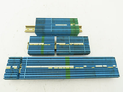 Weidmuller ZDU-2.5/4AN Terminal Block 800V 2.5mm Light Blue Lot of 144