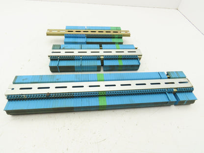 Weidmuller ZDU-2.5/4AN Terminal Block 800V 2.5mm Light Blue Lot of 144