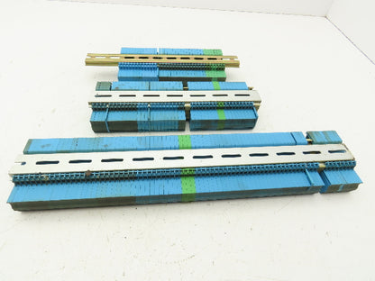 Weidmuller ZDU-2.5/4AN Terminal Block 800V 2.5mm Light Blue Lot of 144