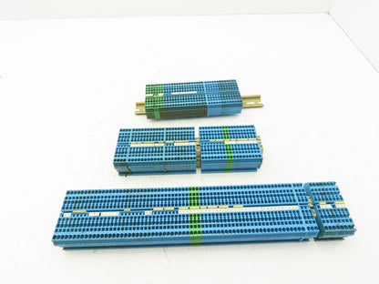 Weidmuller ZDU-2.5/4AN Terminal Block 800V 2.5mm Light Blue Lot of 144
