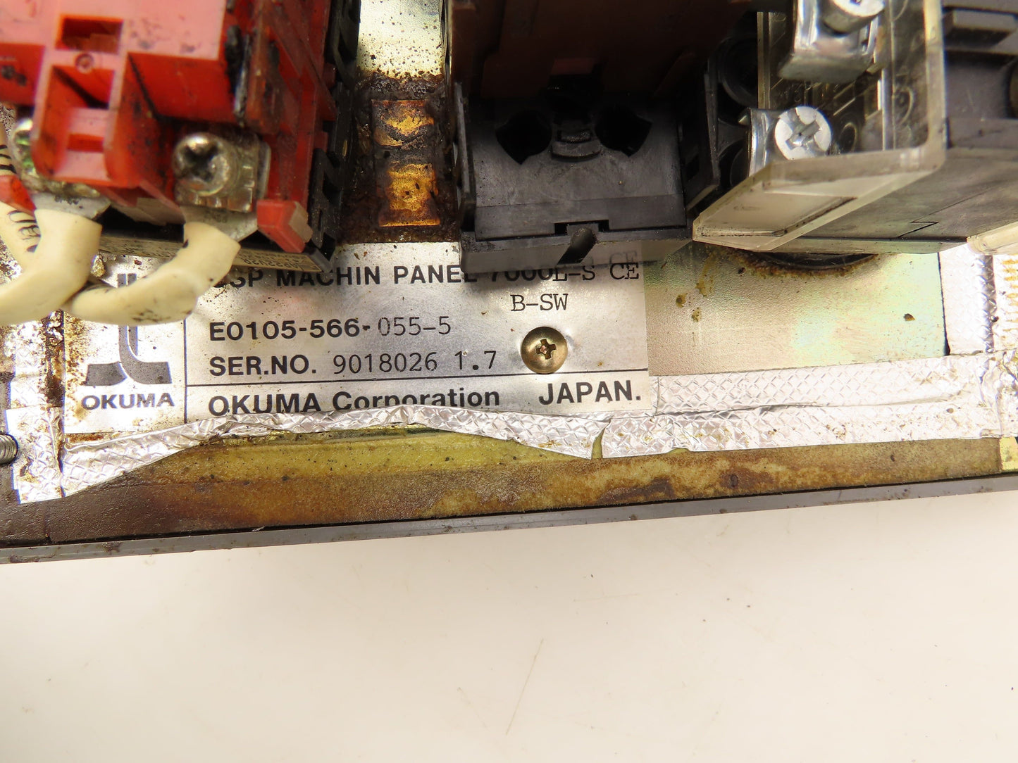 Okuma 7000L-S CE OSP Machine Operator Control Panel w/Pulse Handwheel CNC Lathe