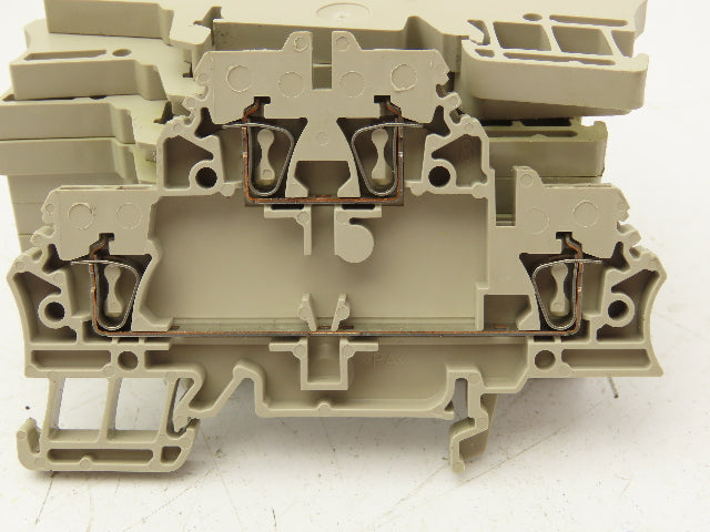 Weidmuller ZDK 2.5/1.5 Terminal Block 500V 2.5mm Tan Lot of 78