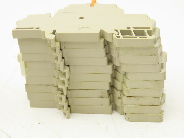 Weidmuller ZDK 2.5/1.5 Terminal Block 500V 2.5mm Tan Lot of 78