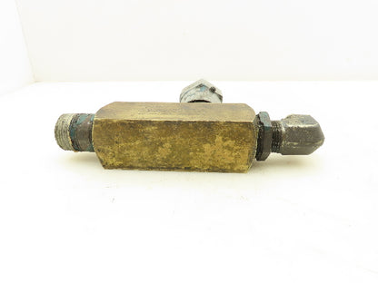 Parker F1800B-12CH Flow Control Valve 1" NPT Female Standard Needle Brass