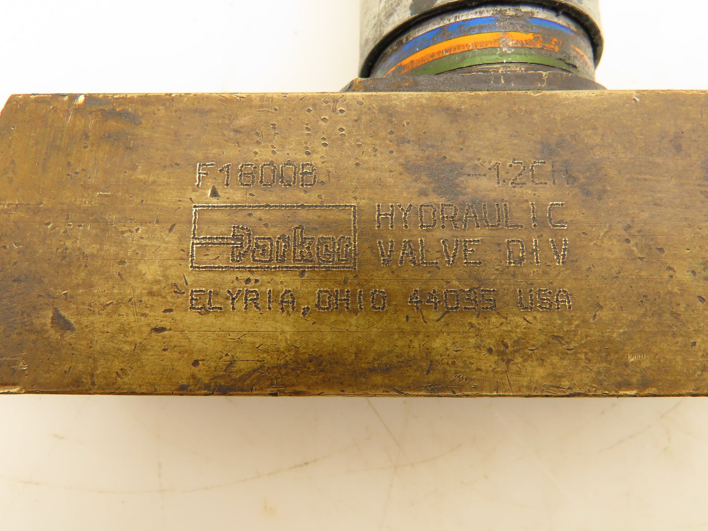 Parker F1800B-12CH Flow Control Valve 1" NPT Female Standard Needle Brass