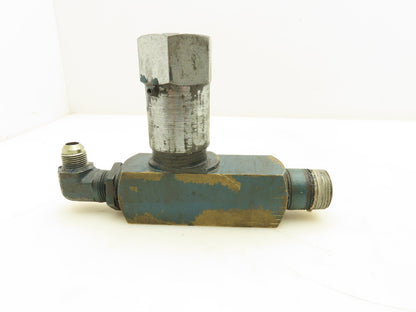 Parker F1800B-12CH Flow Control Valve 1" NPT Female Standard Needle Brass