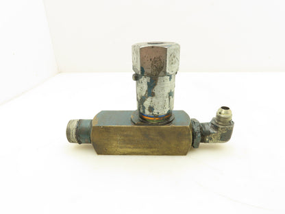 Parker F1800B-12CH Flow Control Valve 1" NPT Female Standard Needle Brass