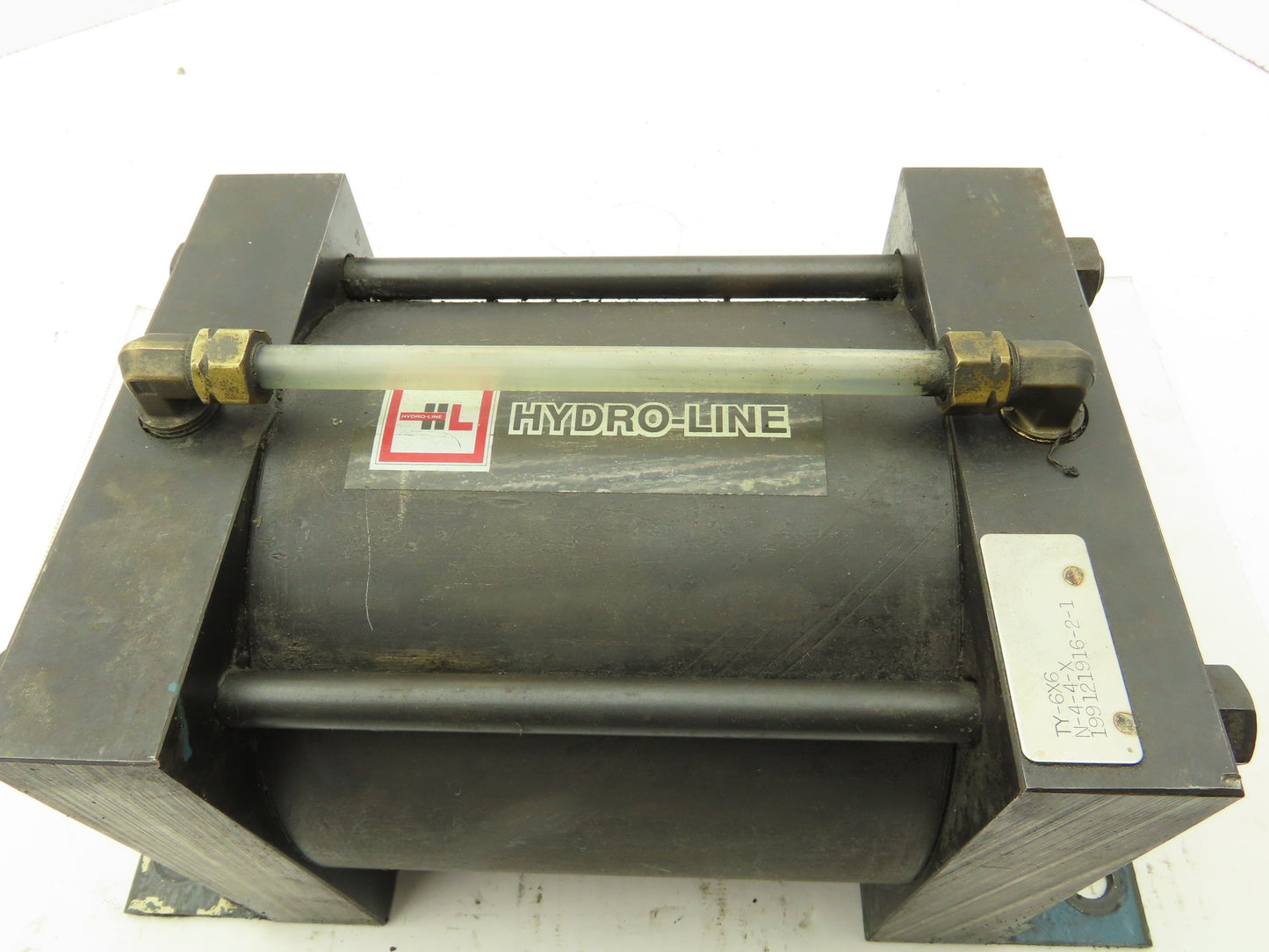 Hydro Line TY-6X6 Hydraulic Pressure Intensifier Multiplier Rodless Cylinder