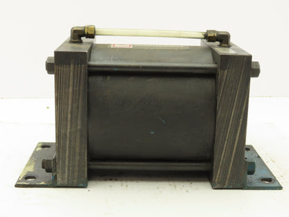 Hydro Line TY-6X6 Hydraulic Pressure Intensifier Multiplier Rodless Cylinder