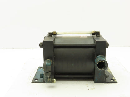 Hydro Line TY-6X6 Hydraulic Pressure Intensifier Multiplier Rodless Cylinder