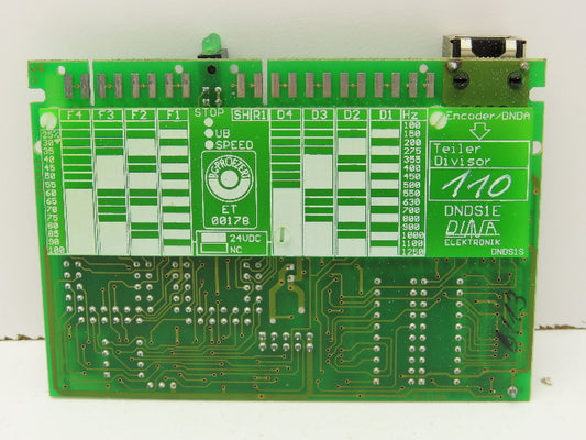 Dina Elektronik DNDS1E Encoder Module Circuit Board 24VDC NC