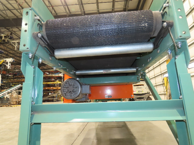 Roach 24"x 8' Slider Bed 18" Belt Conveyor .5Hp 230/460V 3PH Center Drive 63 FPM