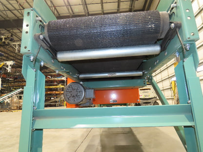Roach 24"x 8' Slider Bed 18" Belt Conveyor .5Hp 230/460V 3PH Center Drive 63 FPM